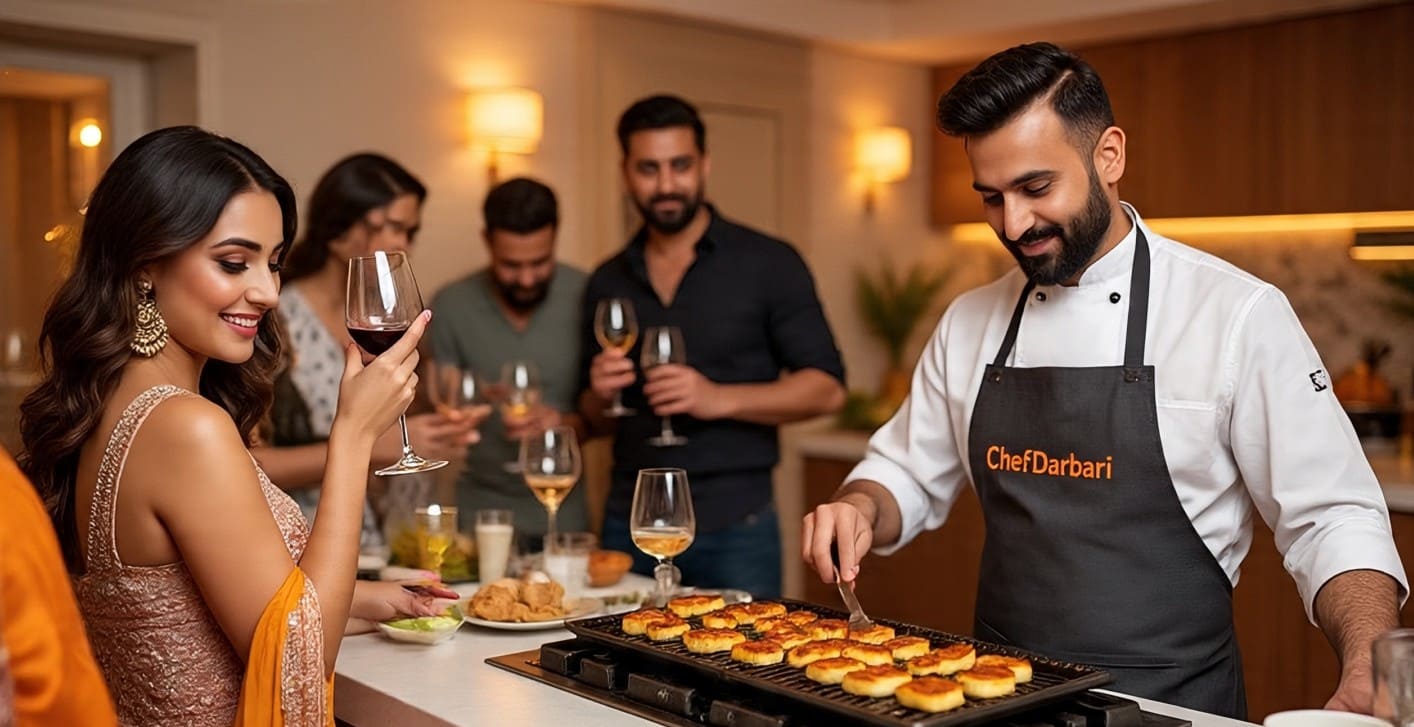 Full time home cook preparing daily meals in a Gurugram home kitchen
